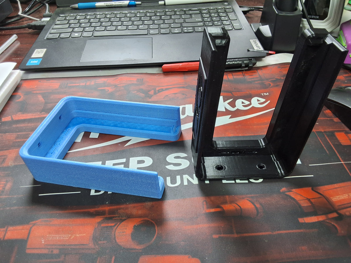 Universal Power Tool Wall Mount | Cordless Drill & Impact Holder | Tool Organizer | Garage Workshop Storage | 3D Printed PETG