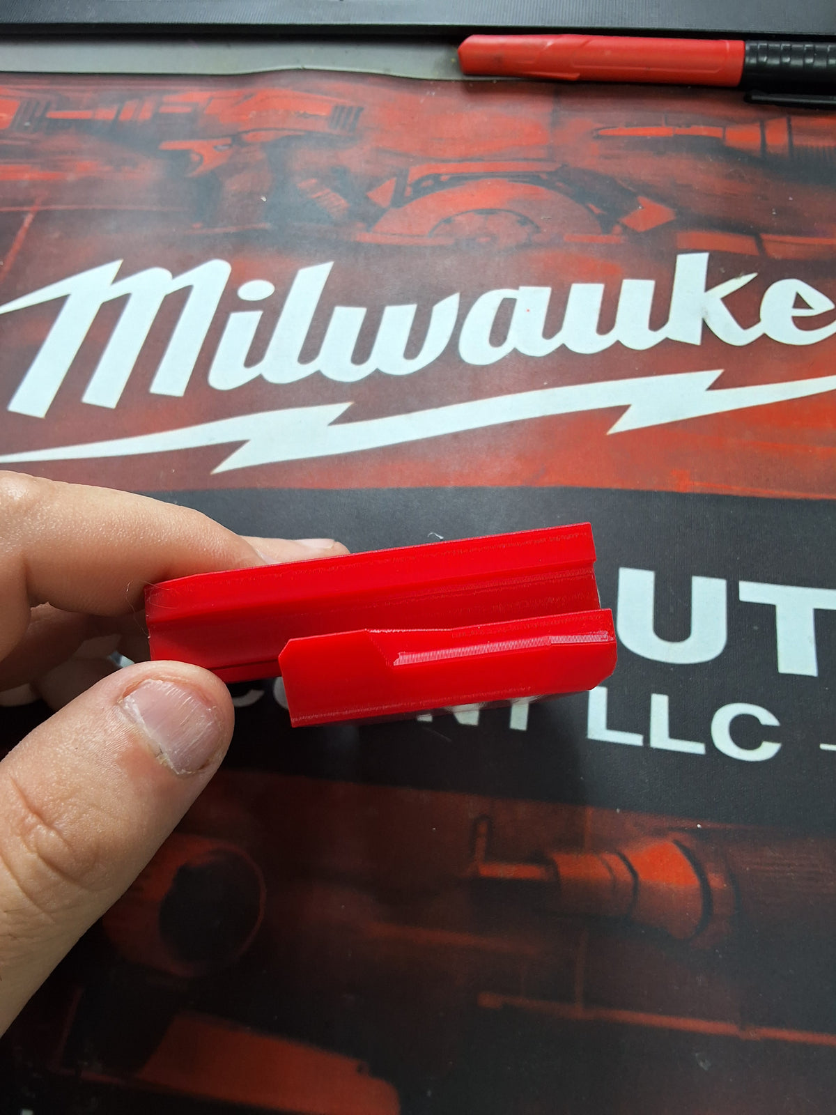 Milwaukee PACKOUT Tool Holder | M18 Tool Mount | PACKOUT Compatible Holder | PETG 3D Printed Tool Organizer | Workshop Storage