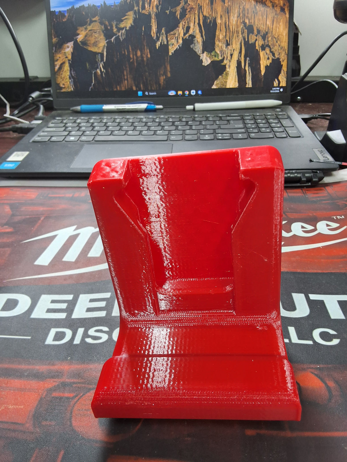 Milwaukee M18 Packout Battery Holder | Locking Battery Shelf Mount | PETG 3D Printed Tool Organizer | Packout Compatible