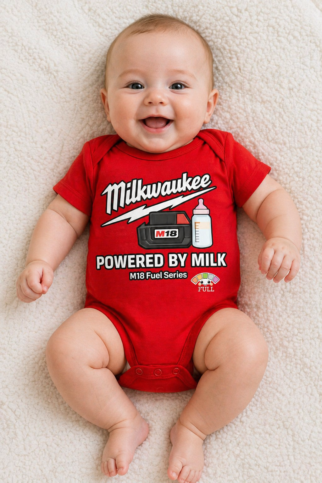 Milkwaukee Powered By Milk Onesie