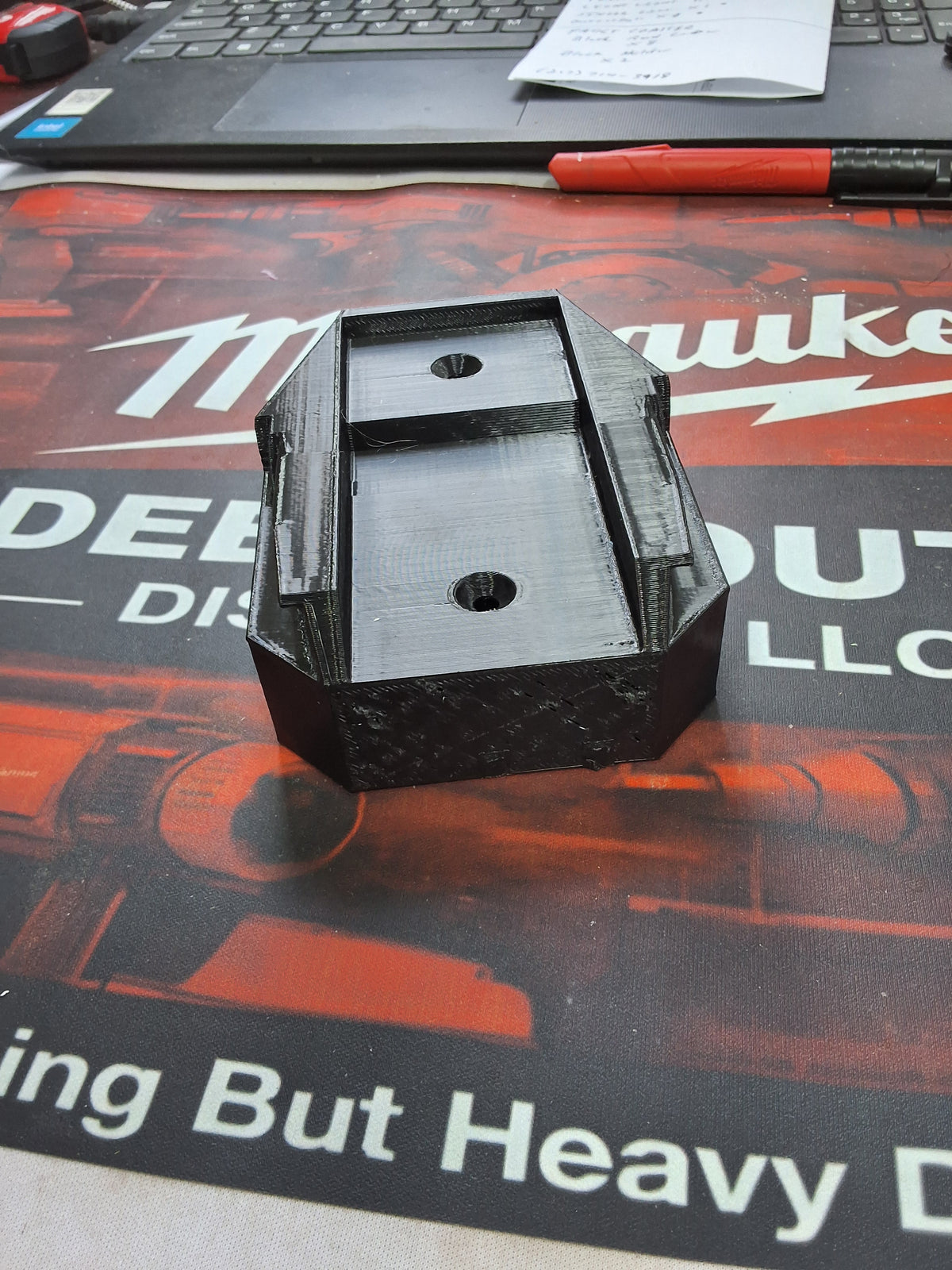Tool & Battery Holder For Ridgid