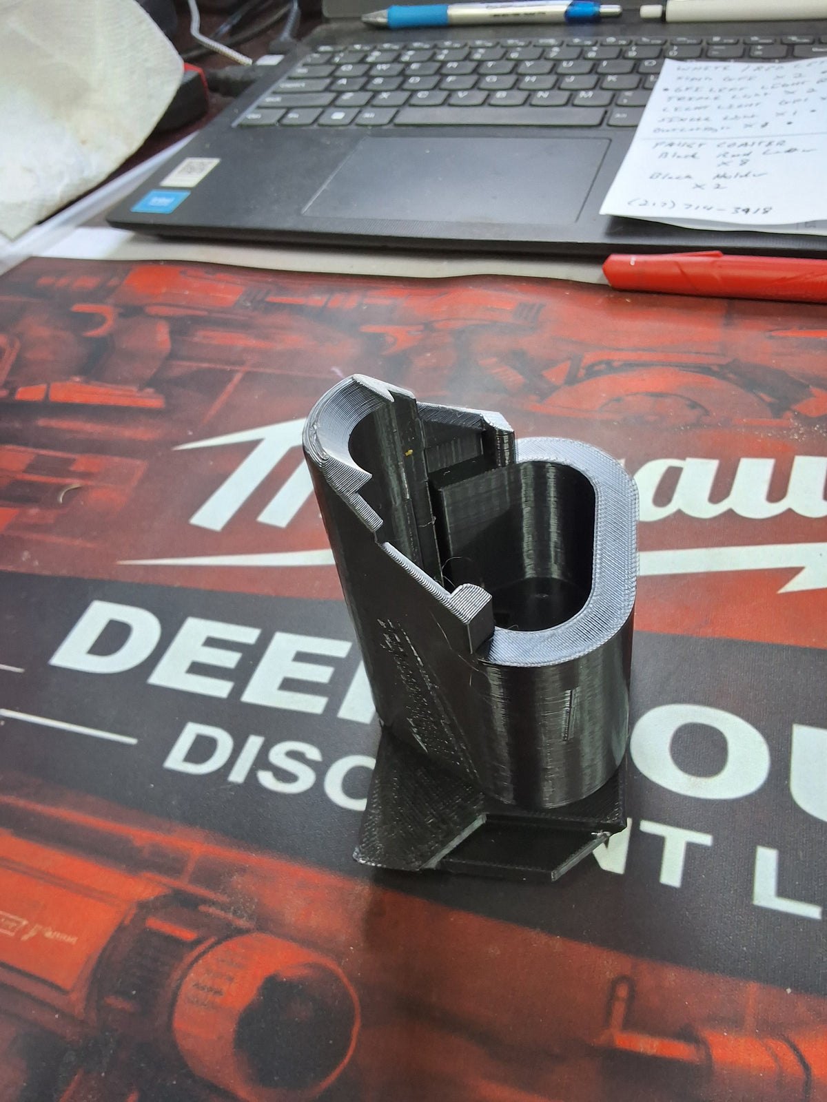 Milwaukee M12 Battery Holder Packout Compatible