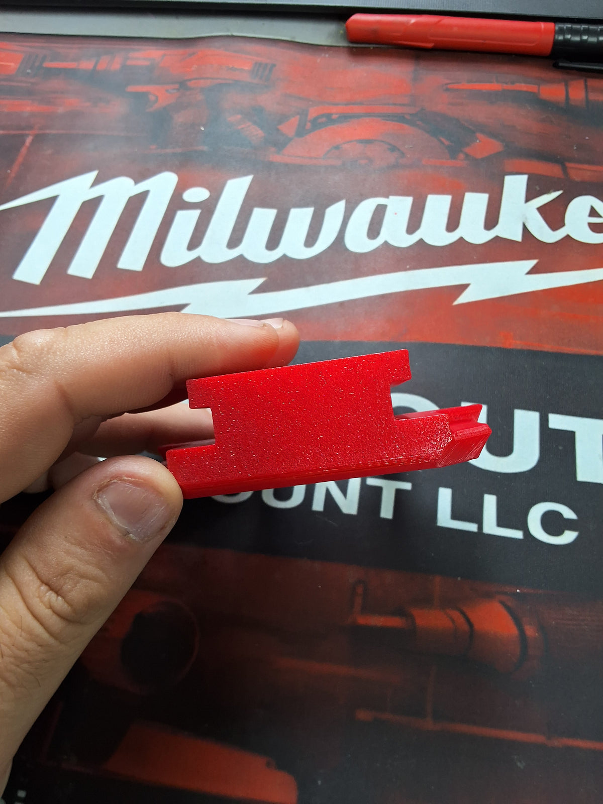 Milwaukee PACKOUT Tool Holder | M18 Tool Mount | PACKOUT Compatible Holder | PETG 3D Printed Tool Organizer | Workshop Storage