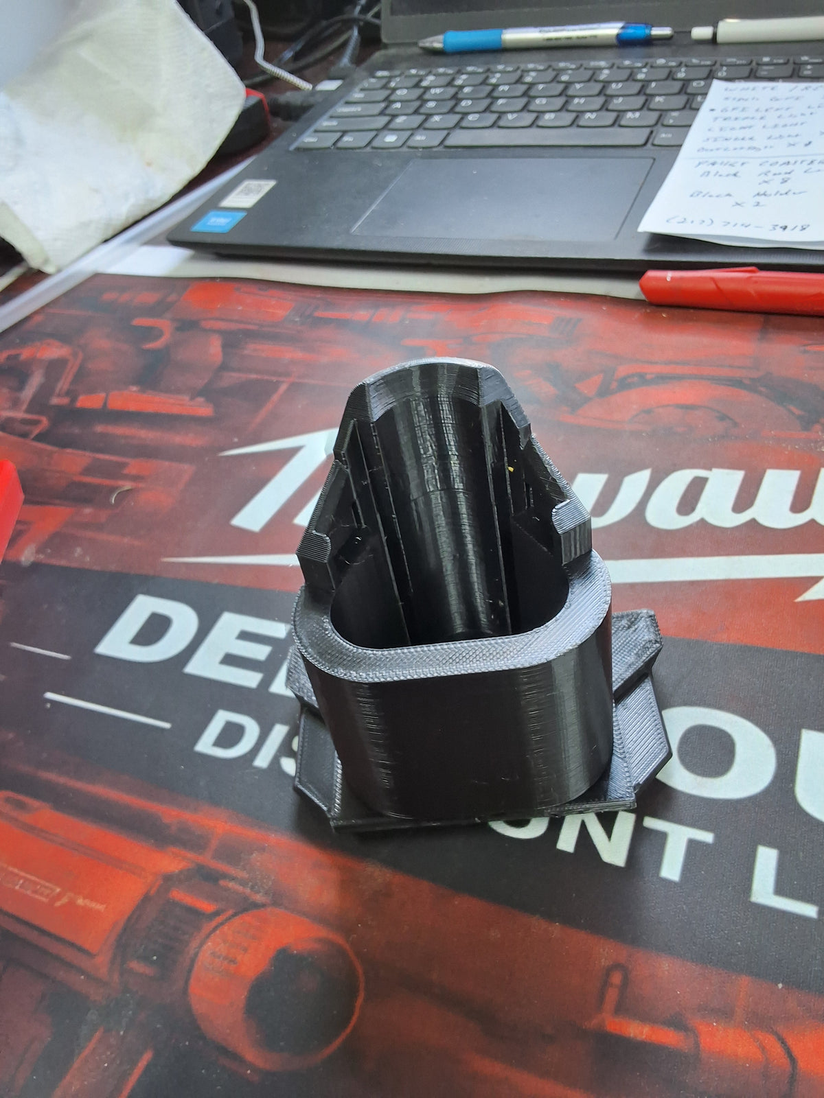 Milwaukee M12 Battery Holder Packout Compatible