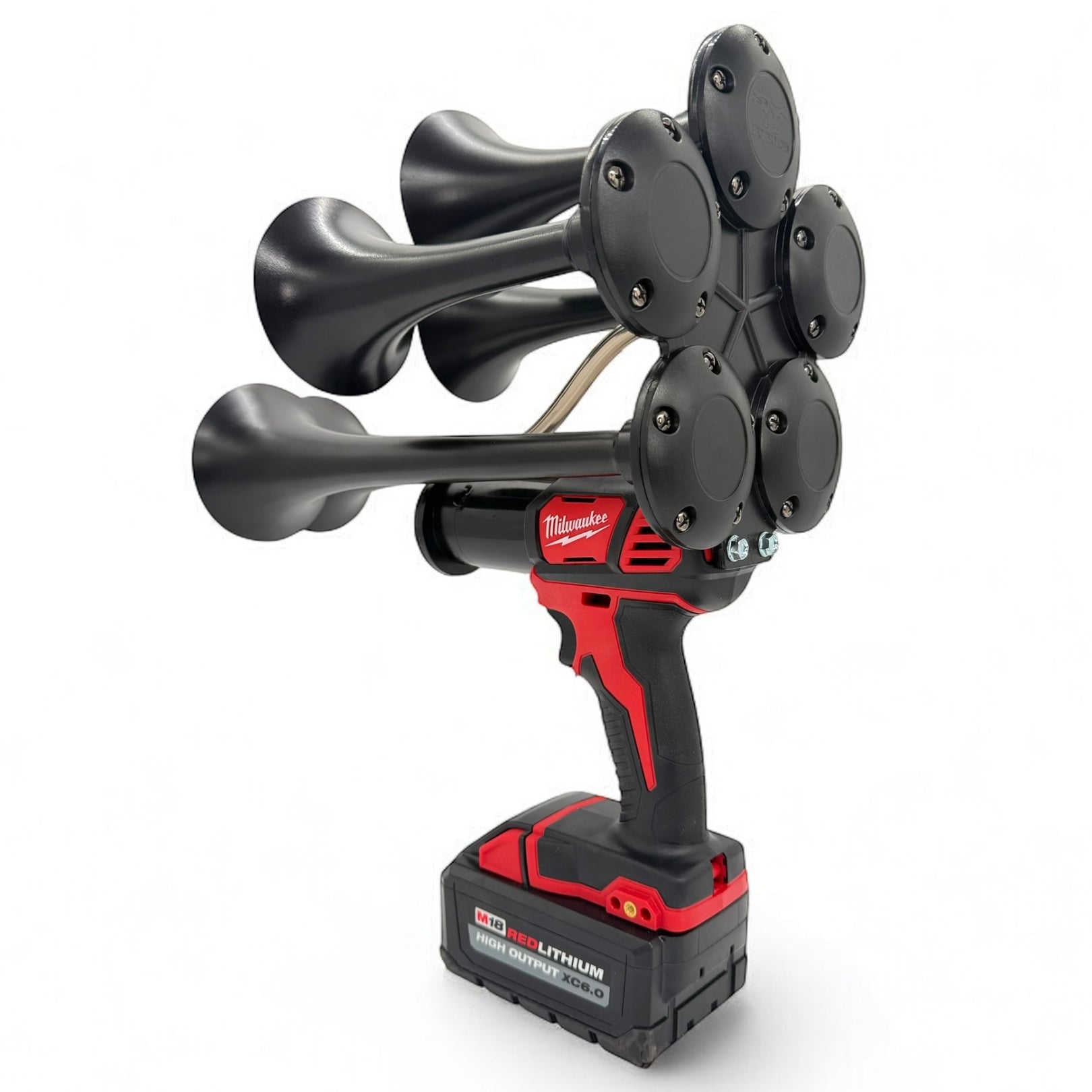 MILWAUKEE M18 TRAIN HORN SET UP