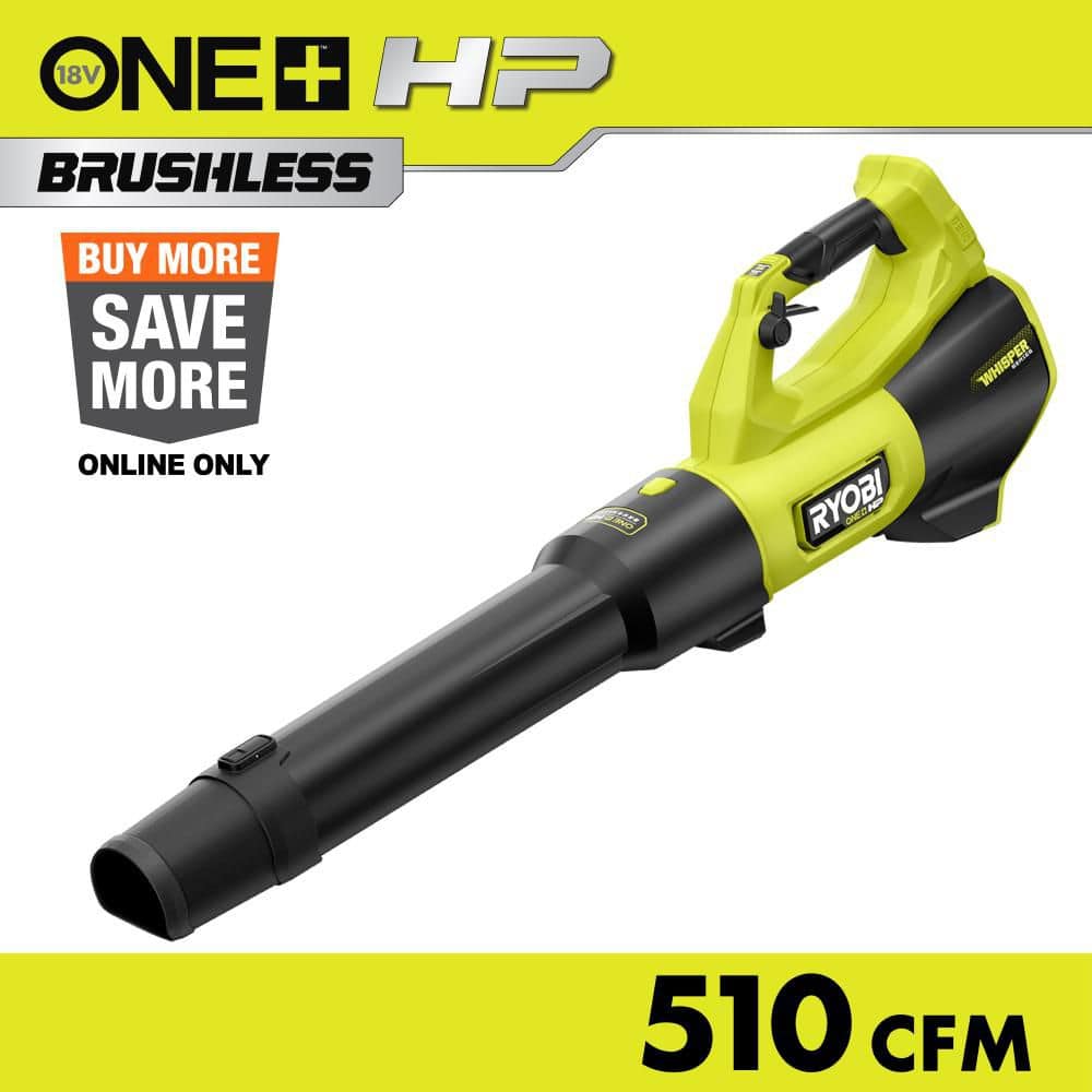 18v One Hp Brushless Whisper Series 510 Cfm Blower