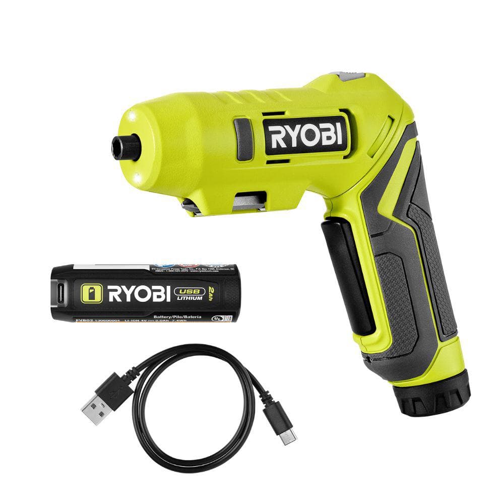 RYOBI USB Lithium Screwdriver Kit