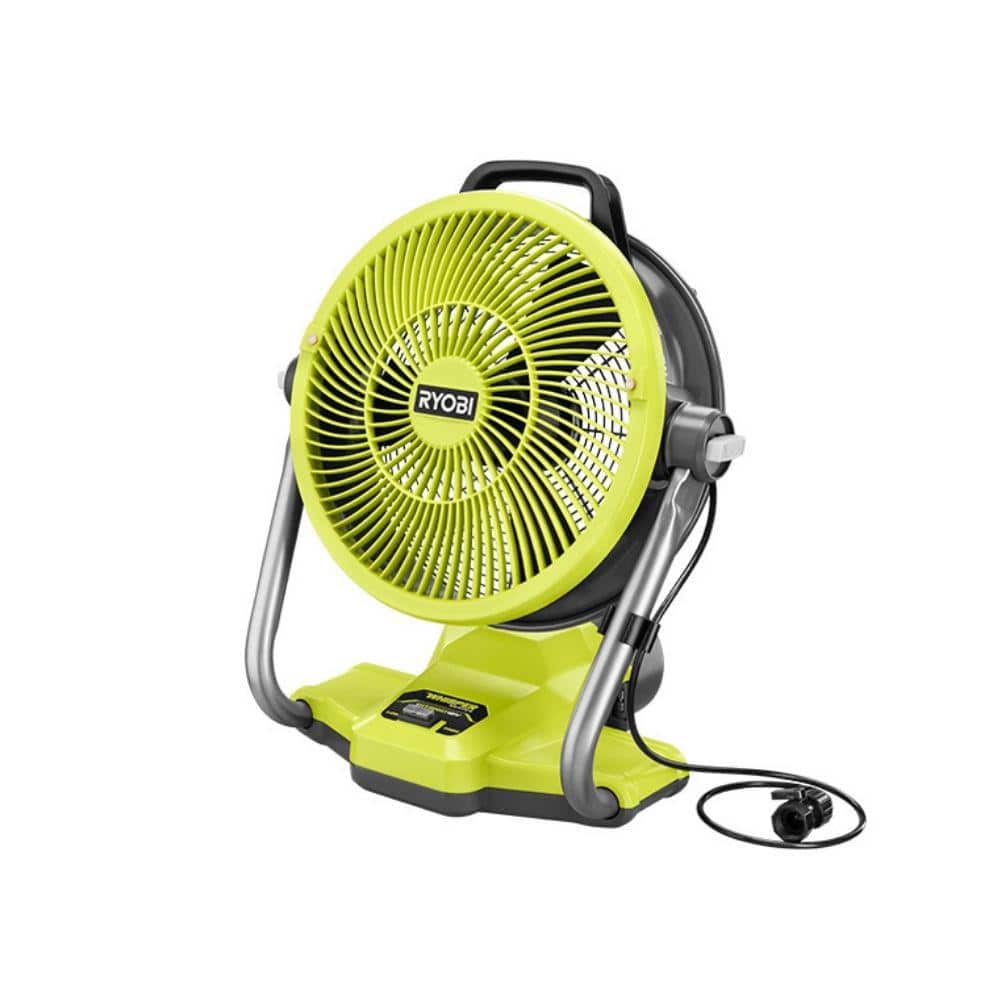ONE+ 18V Cordless Hybrid WHISPER SERIES 12 in. Misting Air Cannon Fan (Tool Only)