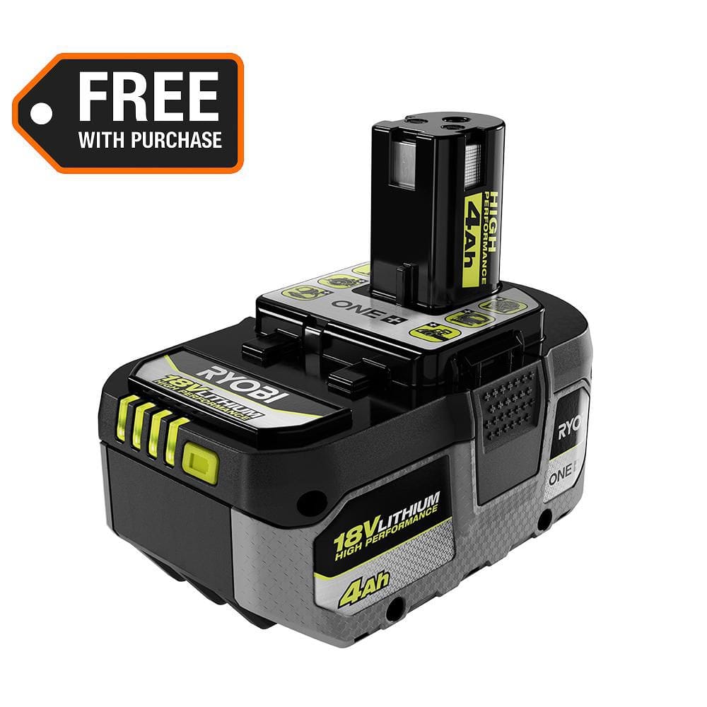 RYOBI ONE+ 18V 4.0 Ah Lithium-Ion HIGH PERFORMANCE Battery (PBP004)
