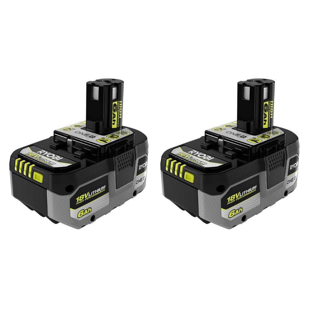 Ryobi PBP2007 One HP 18V HIGH Performance Lithium-Ion 6.0 Ah Battery 2-Pack