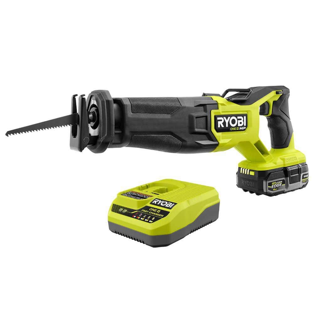 ONE+ HP 18V Brushless Cordless Reciprocating Saw Kit with 4 Ah EDGE Battery and Charger