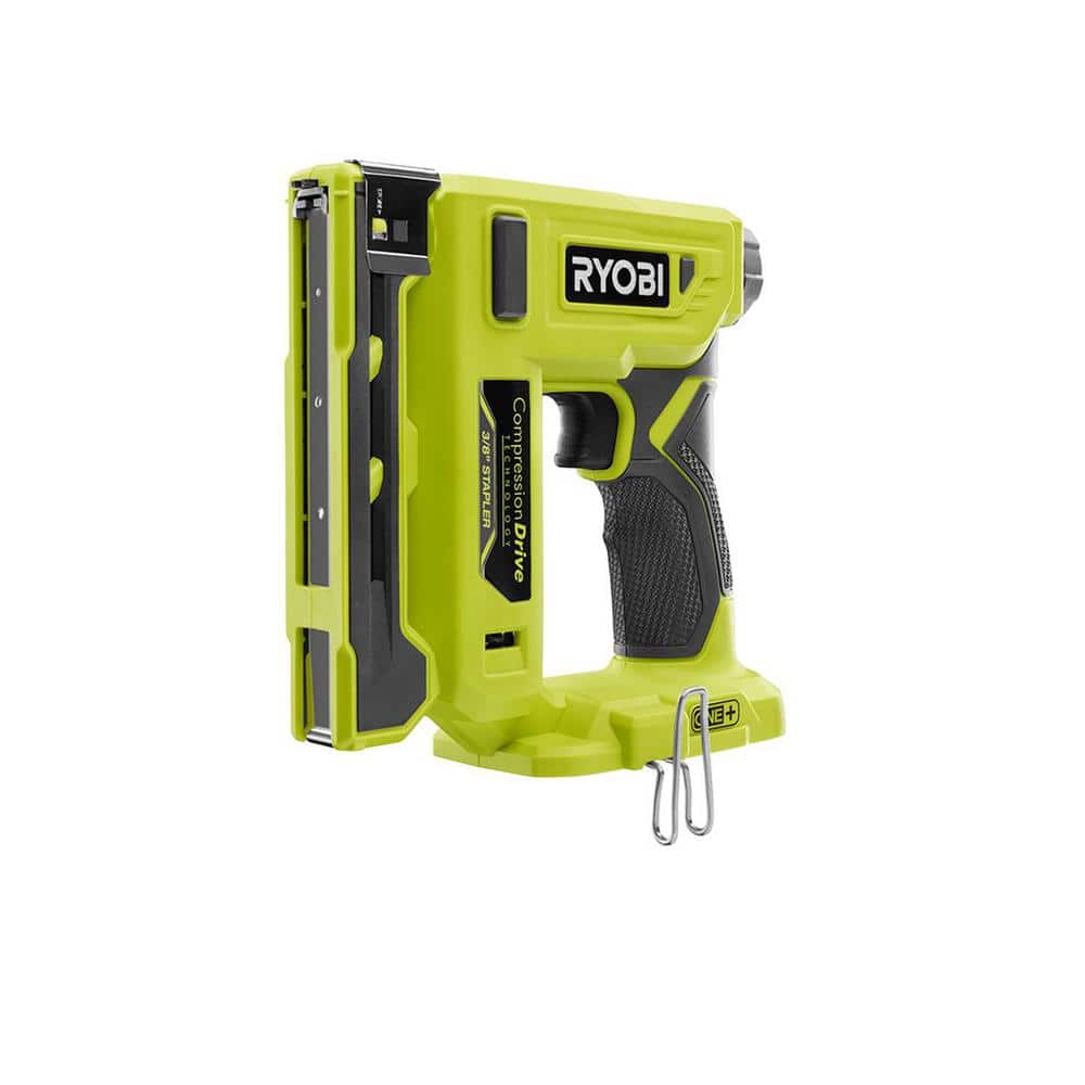 Ryobi 18-Volt ONE+ Cordless 3/8 in. Crown Stapler P317  Tool Only