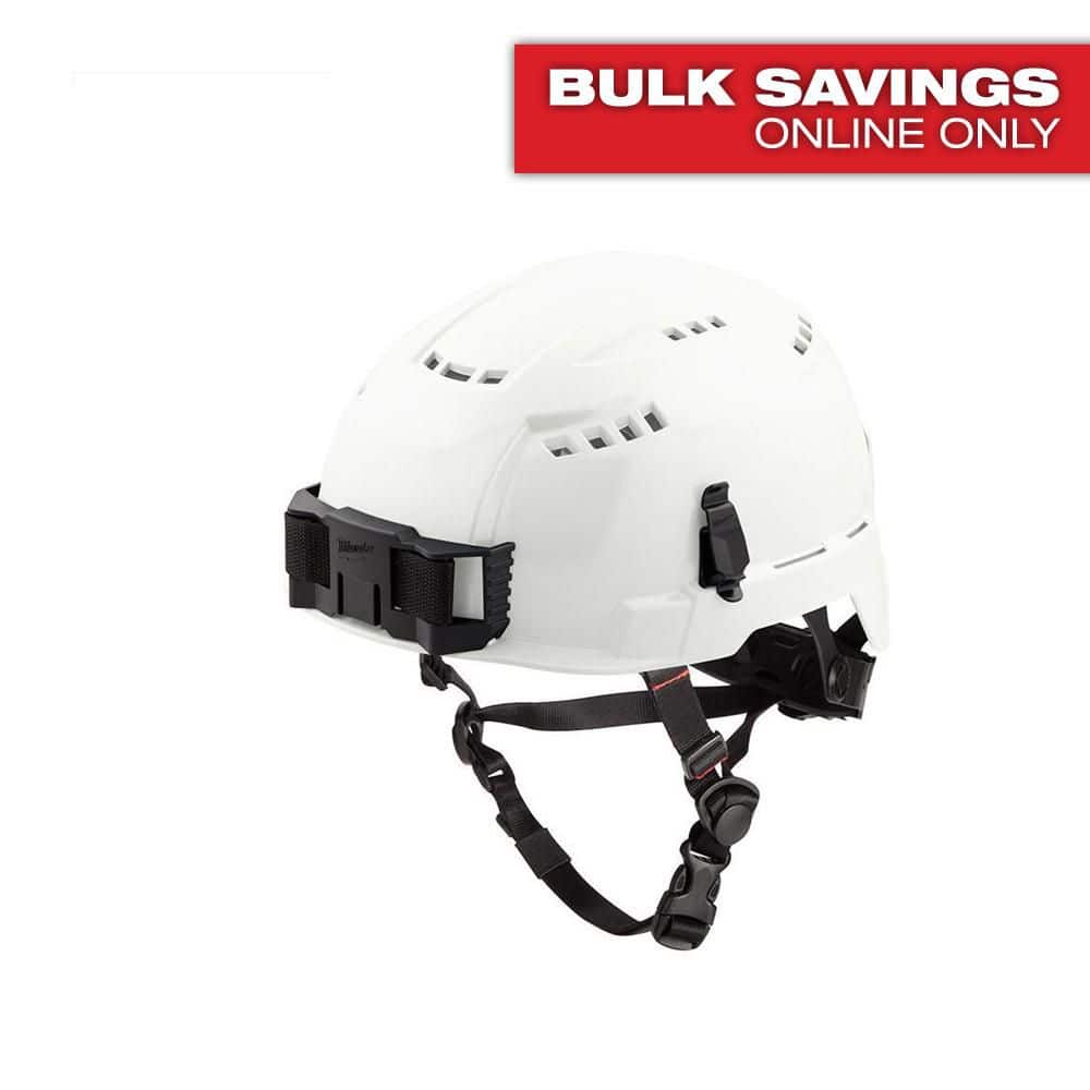 Milwaukee Tool BOLT White Vented Safety Helmet (USA) - Type 2  Class C